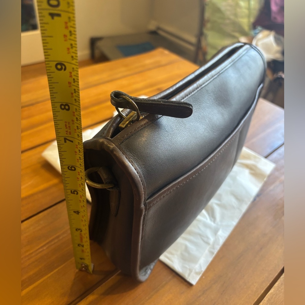 Vintage Grey Leather Coach Bag *no hangtag - Picture 3 of 13